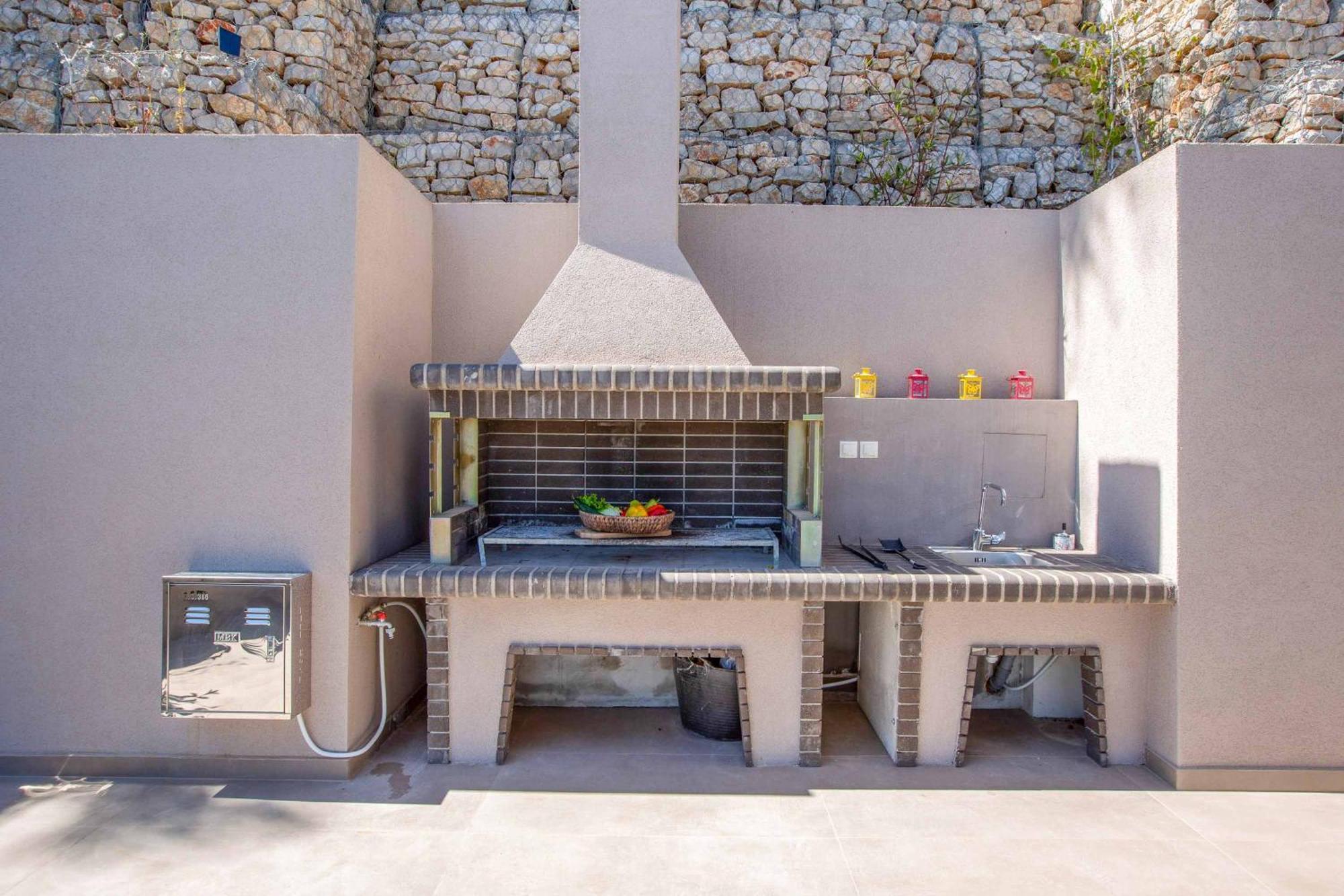 Villa Ino Lefkas Nidhrion Exteriör bild