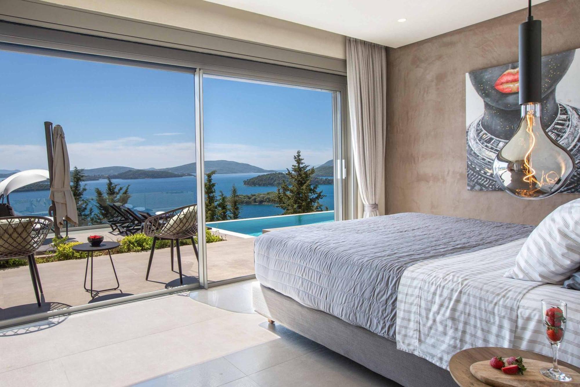 Villa Ino Lefkas Nidhrion Exteriör bild