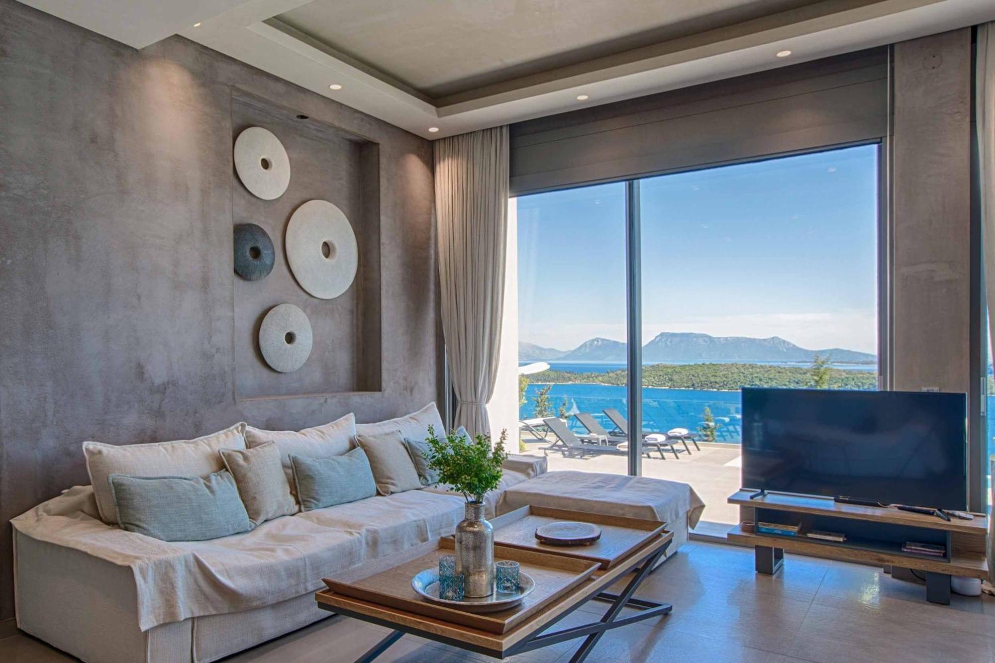 Villa Ino Lefkas Nidhrion Exteriör bild