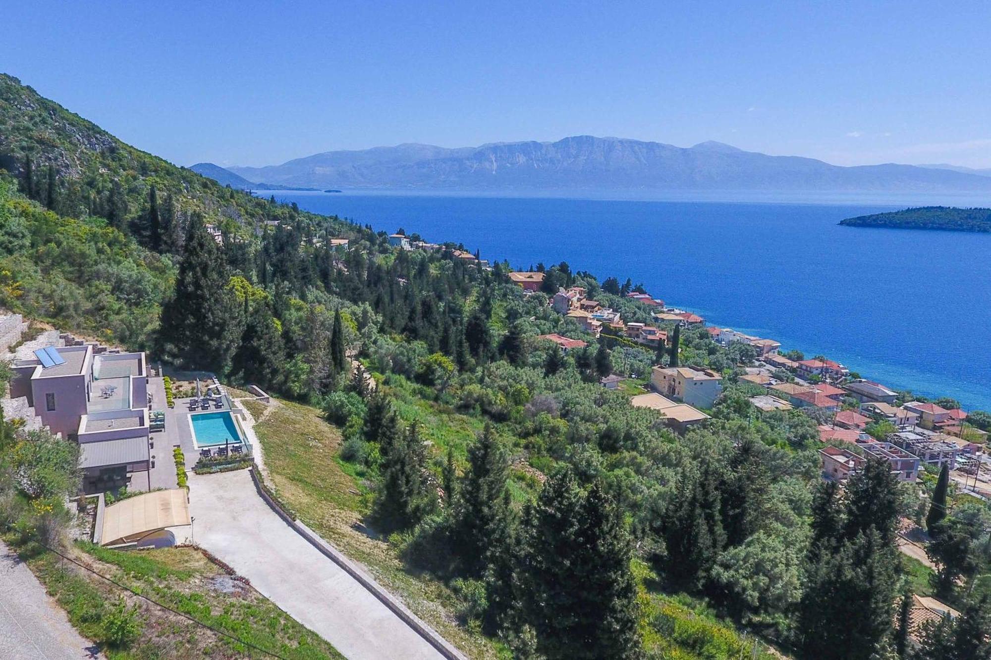 Villa Ino Lefkas Nidhrion Exteriör bild