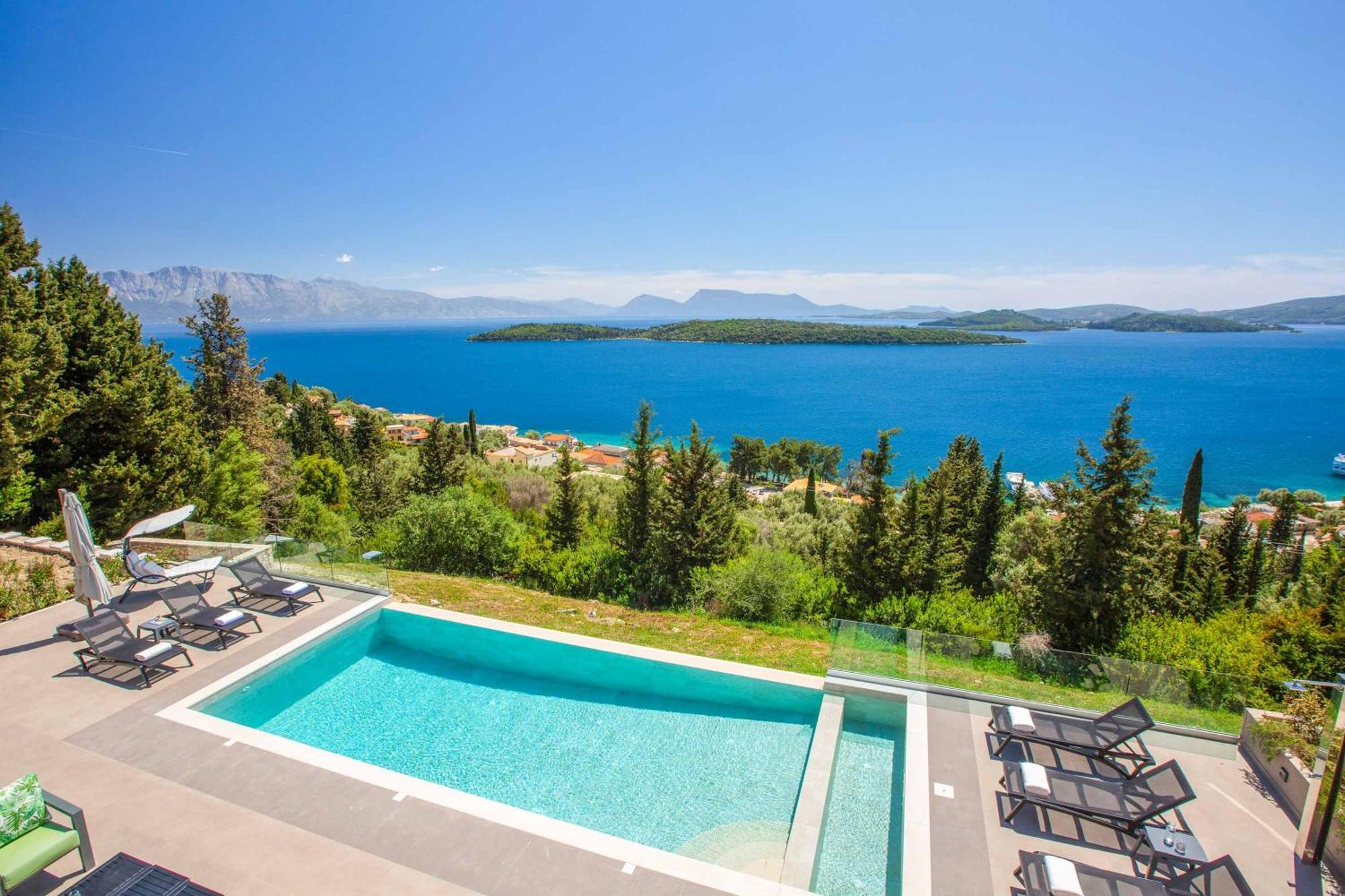 Villa Ino Lefkas Nidhrion Exteriör bild